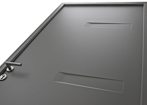 Porte d'entrée acier graph