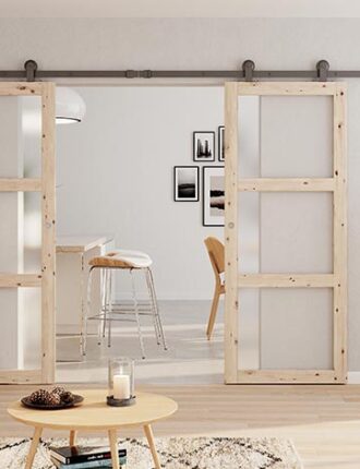 bloc porte Epicéa Argan Vitrée - Les Menuiseries Françaises