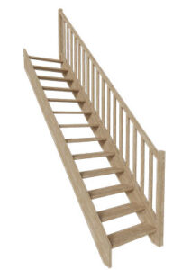 escalier-authentique-bois-chene-lamelle-colle-aboute-les menuiseries francaises