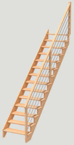 GRAPHIC Bois SimpleCremaillere Classica Droit les menuiseries Françaises