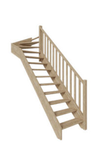 escalier-authentique-bois-chene-lamelle-colle-aboute-les menuiseries francaises