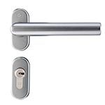 Porte aluminium Tempo V Poignée Riga - Les Menuiseries Françaises