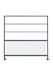 Balustrade METALIN en fer plat pour l'escalier bois metal