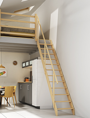 echelle de meunier sapin