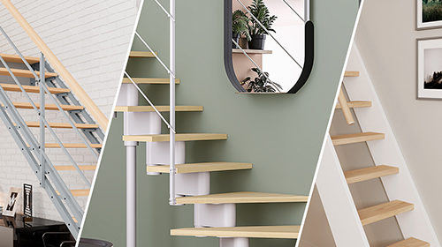 Escaliers gain de place design et astucieux