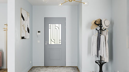 Porte isolante acier DECO - Les Menuiseries Françaises