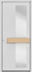 Porte d'entrée aluminium Styl Graphic Sagitta - Les Menuiseries Françaises