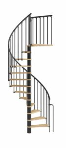 escalier hélicoïdal SPIRANOBOIS- Les Menuiseries Françaises