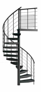 escalier hélicoïdal SPIRANOMETAL - Les Menuiseries Françaises