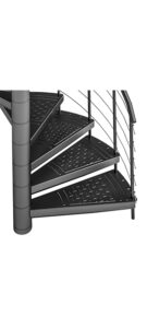 escalier hélicoïdal Spiranometal - Les Menuiseries Françaises