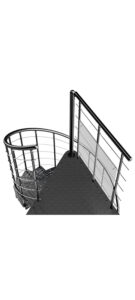 escalier hélicoïdal Spiranometal - Les Menuiseries Françaises