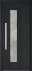 Porte aluminium Styl Graphic Minéra - Les Menuiseries Françaises