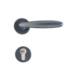 poignée Verona porte d'entrée aluminium - Les Menuiseries Françaises