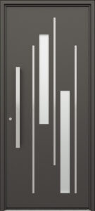 porte d'entrée aluminium HILDA - Les Menuiseries Françaises