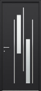 porte d'entrée aluminium HILDA - Les Menuiseries Françaises