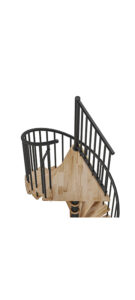 escalier hélicoïdal Spiranobois - Les Menuiseries Françaises