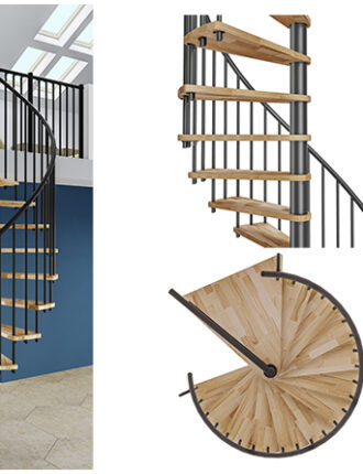 Escalier Échelle de Meunier métallique sur mesure 100% made in france