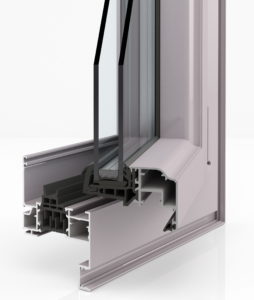 conception de la fenêtre alu TEMPORAL de Les Menuiseries Françaises