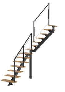 escalier bois métal verre - Les Menuiseries Françaises