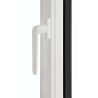 Poignée Elios blanc fenêtre aluminium TEMPORAL