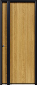 porte d'entrée bois aluminium VELANI - Les Menuiseries Françaises