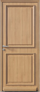 porte d'entrée bois ZINNIA - Les Menuiseries Françaises