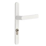 porte fenetre pvc idil poignée Hambourg Blanc - Les Menuiseries Françaises