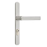 porte fenetre pvc idil poignée Hambourg Ton alu - Les Menuiseries Françaises