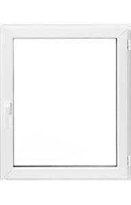 fenêtre PVC 1 vantail blanc IDIL - Les Menuiseries Françaises