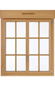 fenêtre PVC chêne naturel mat IDIL - Les Menuiseries Françaises