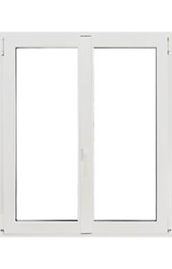 fenêtre PVC 2 vantaux blanc IDIL - Les Menuiseries Françaises