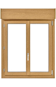 fenêtre PVC chêne naturel mat IDIL - Les Menuiseries Françaises