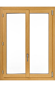 fenêtre PVC chêne naturel mat IDIL - Les Menuiseries Françaises