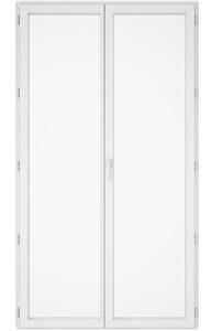 porte-fenêtre PVC deux vantaux IDIL - Les Menuiseries Françaises