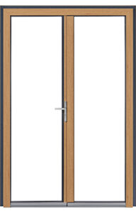 porte-fenêtre PVC deux vantaux IDIL - Les Menuiseries Françaises