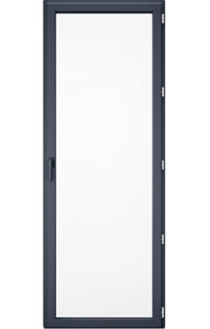 porte-fenêtre PVC 1 vantail Gris 7016 IDIL - Les Menuiseries Françaises