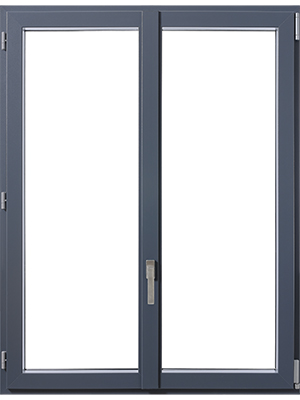 IDIL fenêtre PVC gris anthracite - Les Menuiseries Françaises