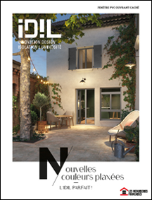 Brochure fenêtre PVC ouvrant caché IDIL Plaxé